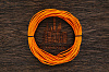 Кожаный шнурок 2мм, отрез кратно 1м (оранжевый) - фото №1