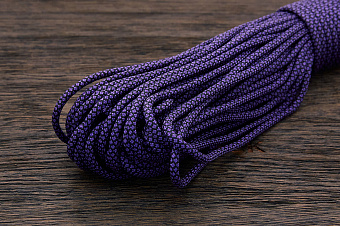 Паракорд «BlackNet purple», 1 метр