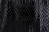 Шкурка змеи с головой, 1150×120мм (черная глянцевая) - фото №2