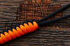 Темляк для ножа 'M "Змейка" (Black, Orange) - фото №2