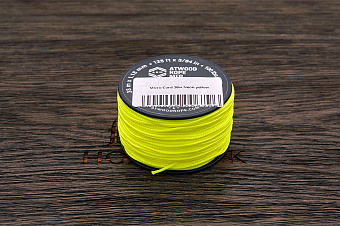 Микрокорд 100 neon yellow, 1 метр