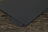 G10 spacer чёрный, лист 250×130×0,6±0,1мм - фото №1