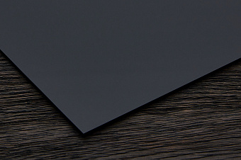 Оргстекло черное, лист 130×130×3мм