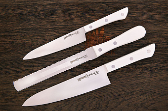 Кухонный набор из 2-х ножей и пилы