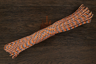 Паракорд «Camo gray-orange», 1 метр